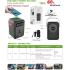 Toby's TBS-60A Portable Power Station, 60,000mAh Battery Capacity, Multi-Charging Support, AC Power Inverter, Dual Lighting Modes, Ideal for Vehicles, Gadgets, and Outdoor Equipment, Black